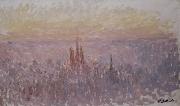 Claude Monet Vue generale de Rouen oil painting